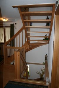 Treppe aus Buchenholz2